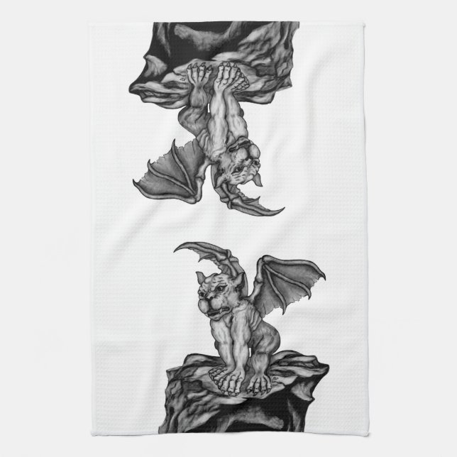 Linge De Cuisine Little Golem Gargoyle (Vertical)