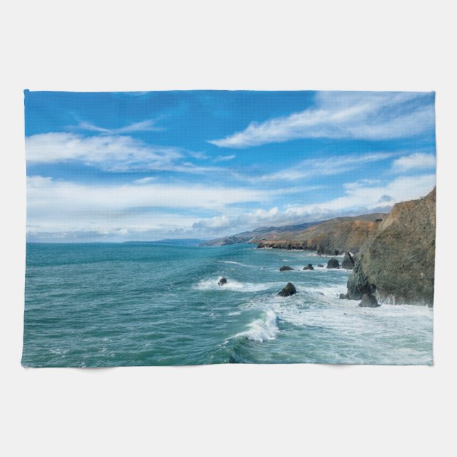 Linge De Cuisine Littoral | Marin Headlands, Californie (Horizontal)