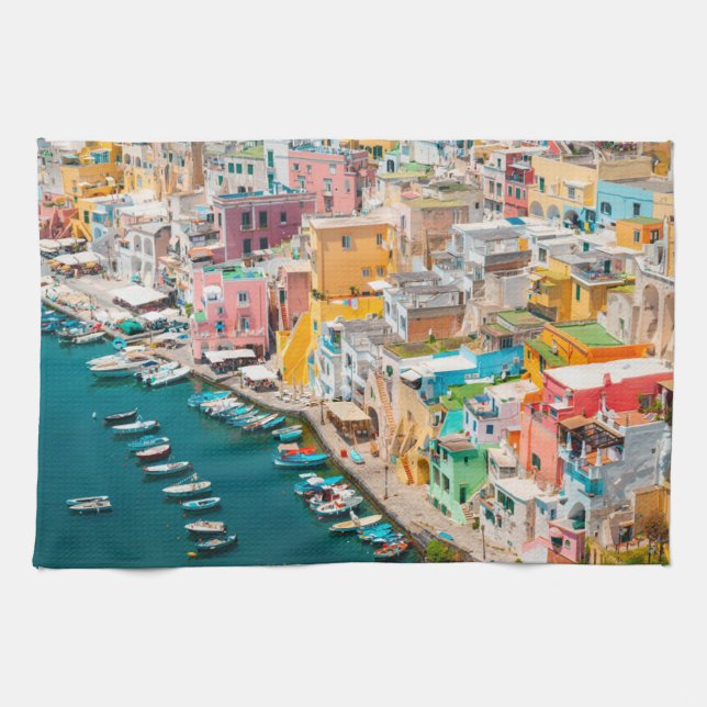 Linge De Cuisine Littoral | Naples Italie (Horizontal)