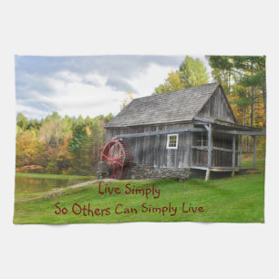 Linge De Cuisine Live Simply Old Mill