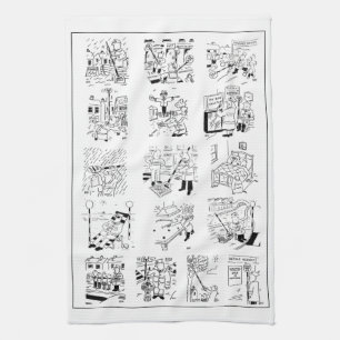 Linge De Cuisine Lollipop Man Sélection de caricatures amusantes su