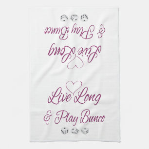 Linge De Cuisine Long vivant et jeu Bunco