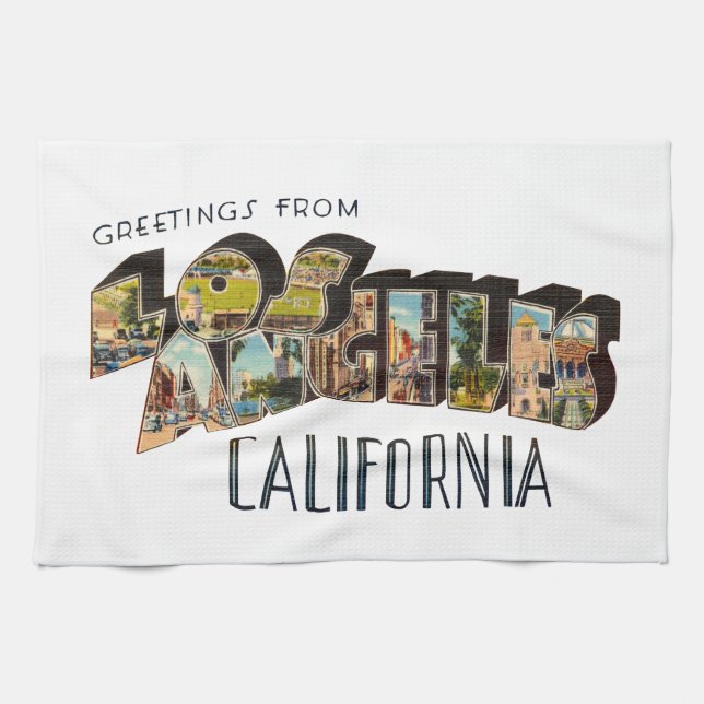 Linge De Cuisine Los Angeles la Californie (Horizontal)