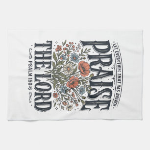 Linge De Cuisine Louange florale chrétienne louange au Seigneur Psa