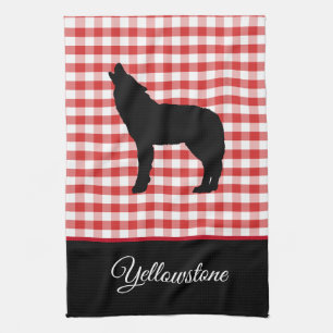 Linge De Cuisine Loup de Serviette-Yellowstone de cuisine