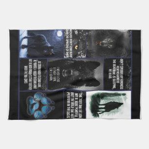 Linge De Cuisine Loup Noir Je N'Ai Jamais Perdu Ni Gagné Ni Appris