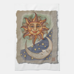 Linge De Cuisine Lune et étoiles de Sun