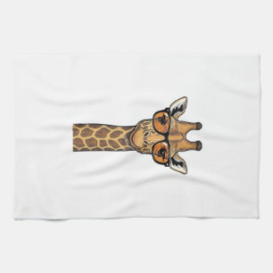 Linge De Cuisine Lunettes de soleil de girafe cool Vintage Shirt gr