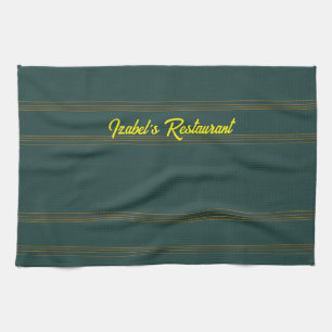 Linge De Cuisine Luxury Linen Popular Green Gold Texture Collection