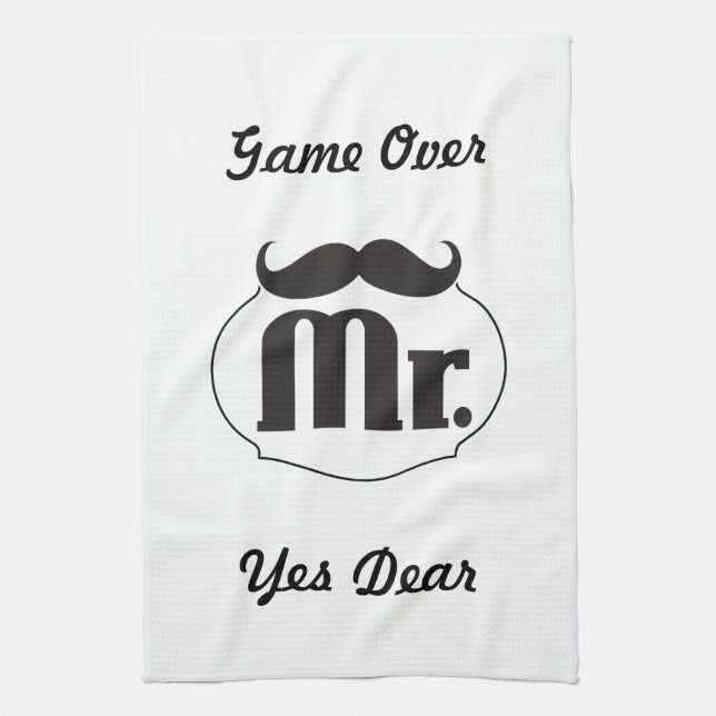 Linge De Cuisine M. Groom Mustache (Vertical)