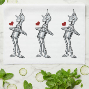 Linge De Cuisine Magicien vintage de Oz, Tinman sourire heureux a u