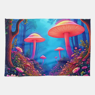 Linge De Cuisine Magie des champignons éclatants