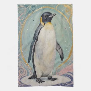 Linge De Cuisine Magique Pastel Penguin