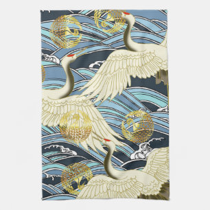 Linge De Cuisine magnifique design motif japonais