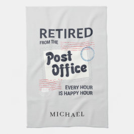 Linge De Cuisine Mailman de retraite de travailleur postal personna