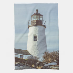 Linge De Cuisine Maine Lighthouses Pemaquid Point Kitchen Towel