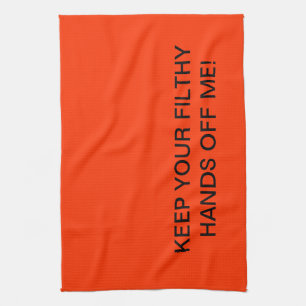 Linge De Cuisine Mains dégoûtantes Dishtowel