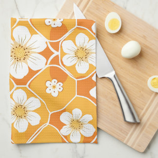 Linge De Cuisine Maïs à fleurs