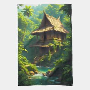 Linge De Cuisine Maison au Bord de la Rivière - Une Maison au Bord
