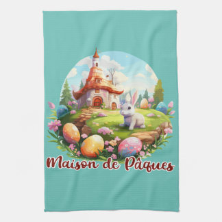 Linge De Cuisine Maison de Pâques