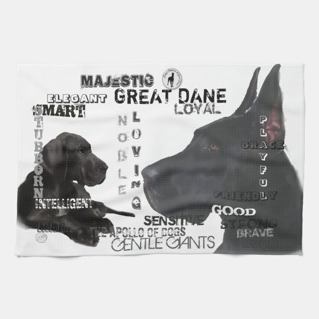 Linge De Cuisine Majestic Great Danes (Horizontal)