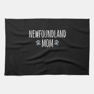 Linge De Cuisine maman chien de Terre-Neuve Conception de pattes