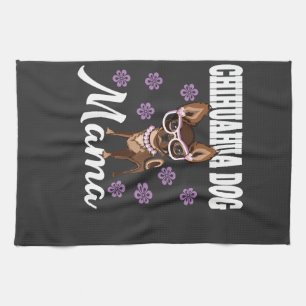 Linge De Cuisine Maman de chihuahua femme  