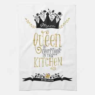Linge De Cuisine Maman - Reine de la cuisine | Parties scintillant 