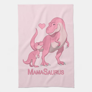 Linge De Cuisine MamaSaurus T-Rex et bébés dinosaures
