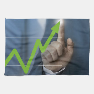 Linge De Cuisine Man showing stock price touchscreen concept