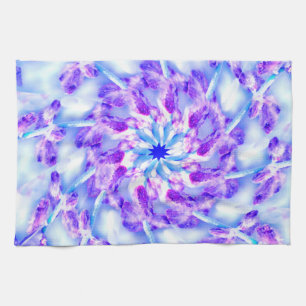 Linge De Cuisine Mandala Floral Violet