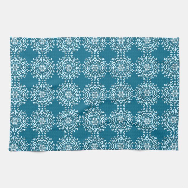 Linge De Cuisine Mandala Tidepool (Horizontal)