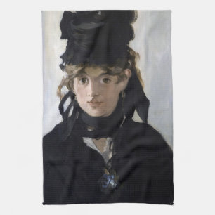 Linge De Cuisine Manet - Berthe Morisot avec un bouquet de violette