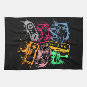 Linge De Cuisine Manettes de console de jeux vidéo rétro 80's 90's 