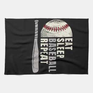 Linge De Cuisine Manger Dormir Baseball Répéter Drôle Joueur de Bas