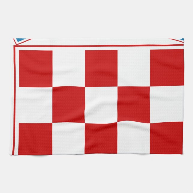 Linge De Cuisine Manteau de la Croatie des bras (Horizontal)