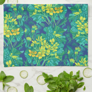 Linge De Cuisine Marais Marigold Fleur sauvage Fleurs Jaunes Motif