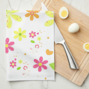 Linge De Cuisine Marguerites