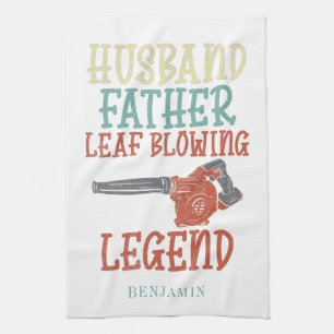 Linge De Cuisine Mari Père Leaf Fleur Légende Nouveauté