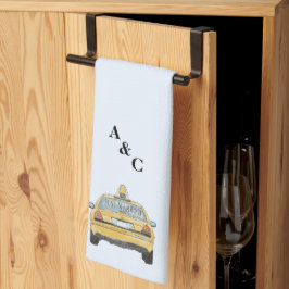 Linge De Cuisine Mariage de taxi de New York