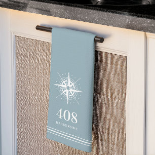 Linge De Cuisine Marine Numéro de la maison compas & Nom de la ru