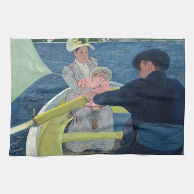Linge De Cuisine Mary Cassatt - La fête de la navigation (Horizontal)