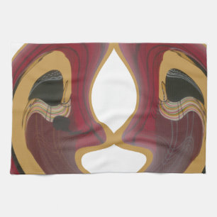 Linge De Cuisine Masai Tribal Whirt Art Imprimer