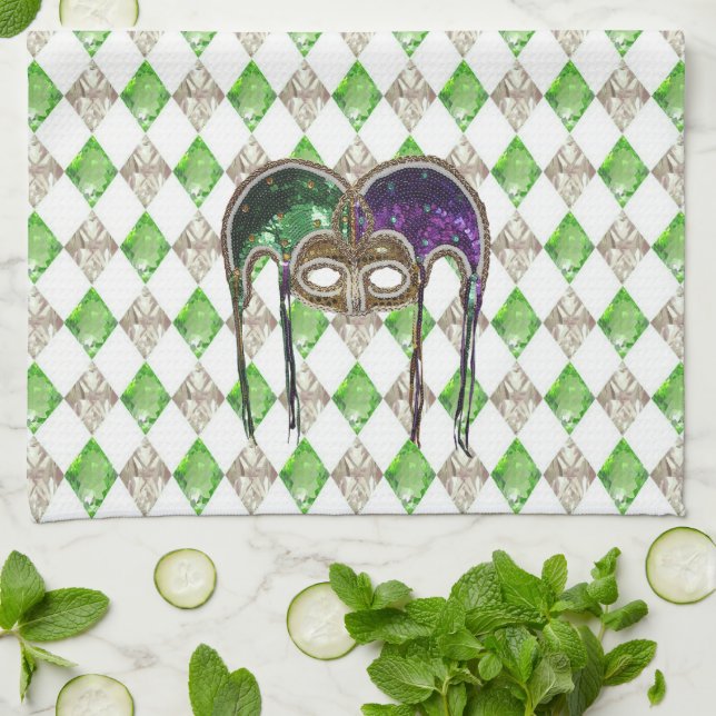 Linge De Cuisine Masque une paillette (Plié)