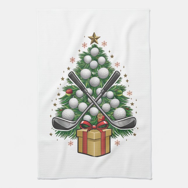 Linge De Cuisine Matériel de golf Christmas Tree Golf (Vertical)