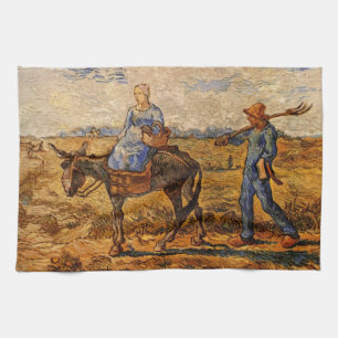 Linge De Cuisine Matin, Couple de paysans par Vincent van Gogh