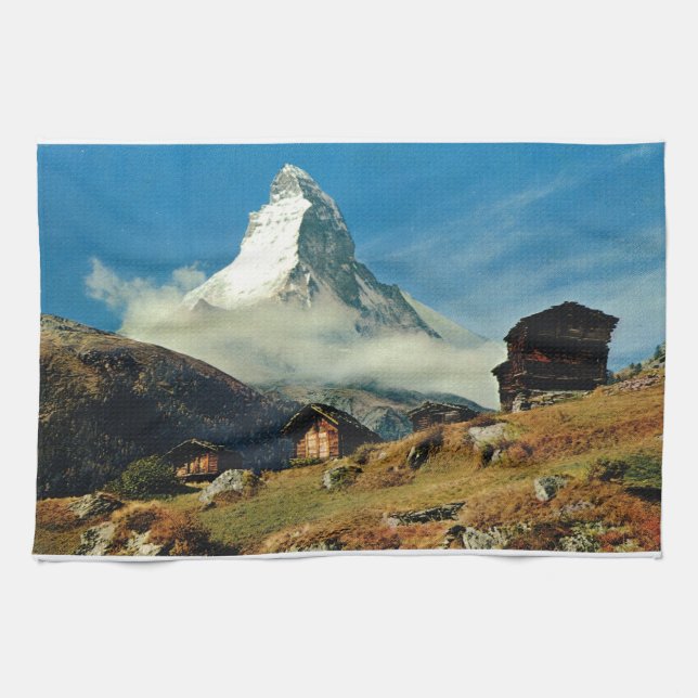 Linge De Cuisine Matterhorn, Zermatt, Suisse (Horizontal)