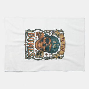 Linge De Cuisine Mauvais crâne de pirate bandana corde os croisés
