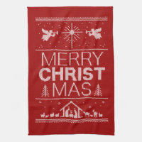 Mauvais Joyeux CHRISTmas Sweater Christian Rouge B