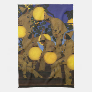 Linge De Cuisine Maxfield Parrish Les Porteurs de Lanternes 1908 Vi